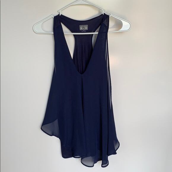 Converse One Star Navy Asymmetrical Swing Top S - Picture 2 of 6